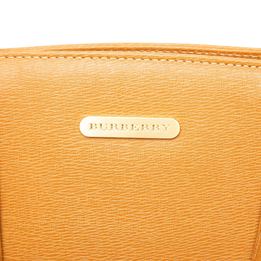 Pre-Loved Burberry Leather Tote - Picture 5 of 6